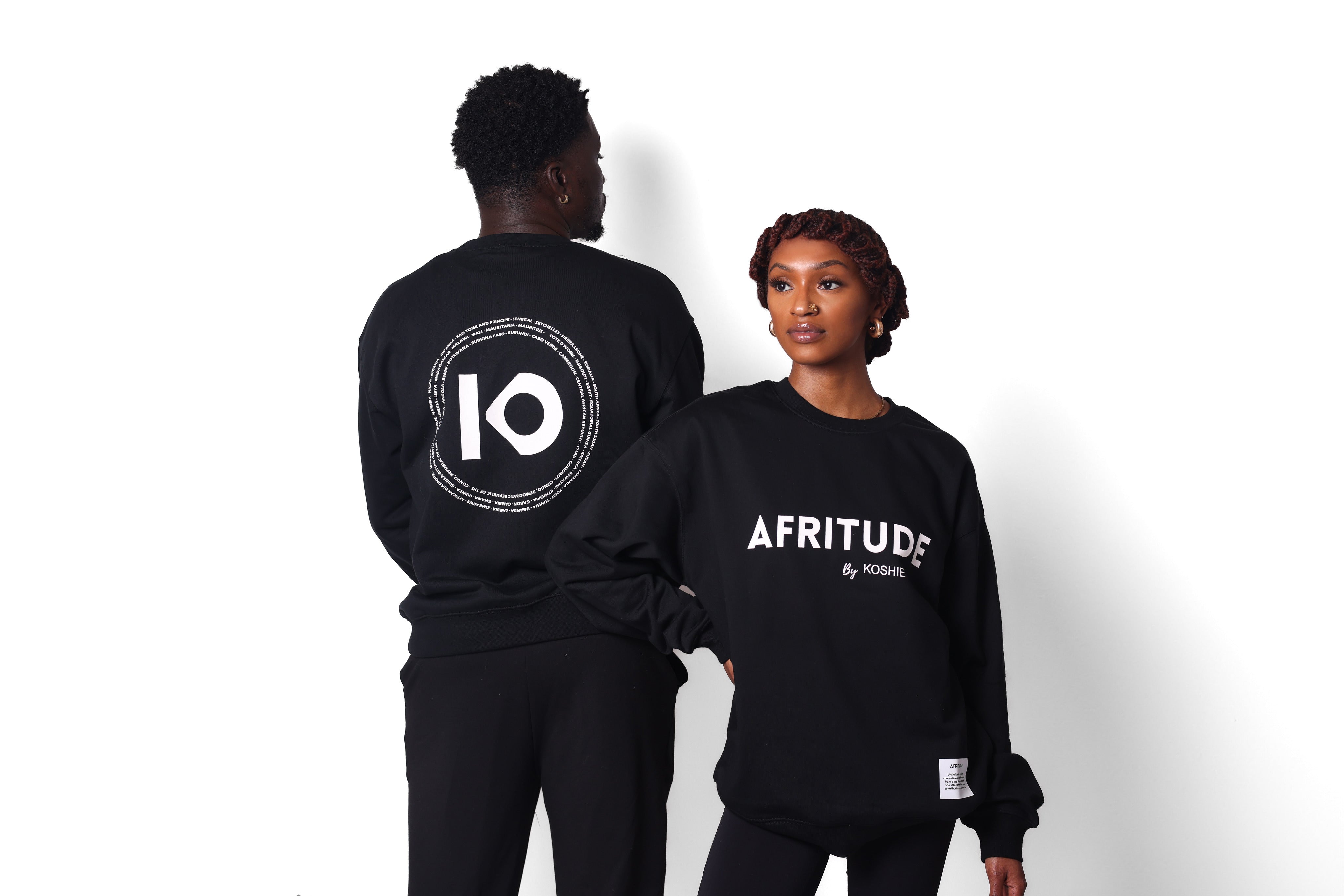 Heavy weight Africa Unite crew neck sweaters