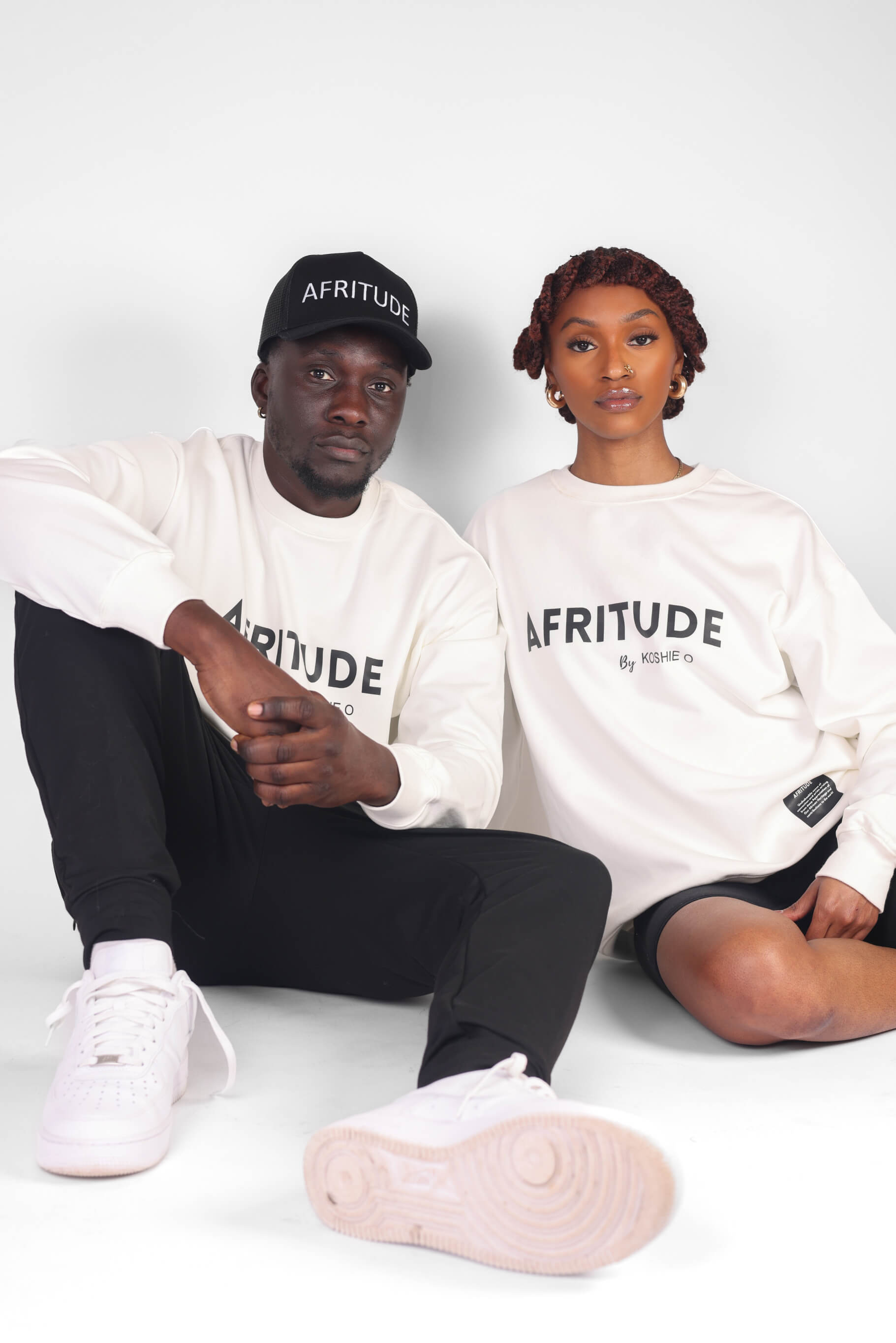 AFRICA UNITE CREW NECK WHITE