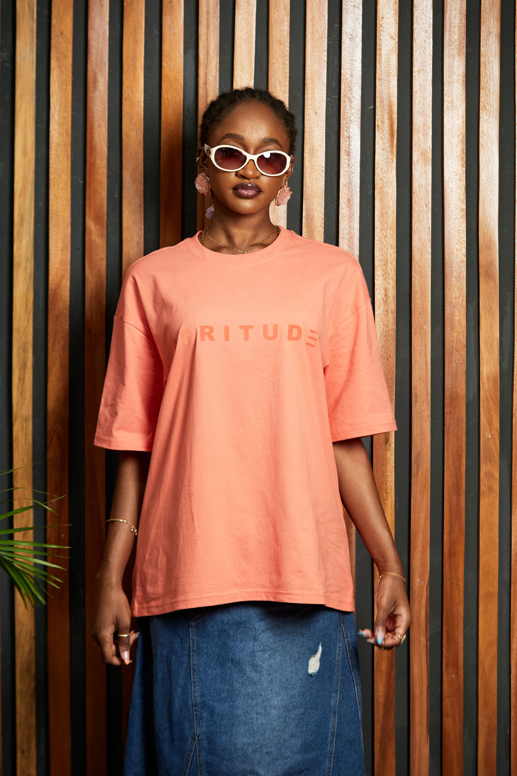 Unite Flocked Print T-Shirt