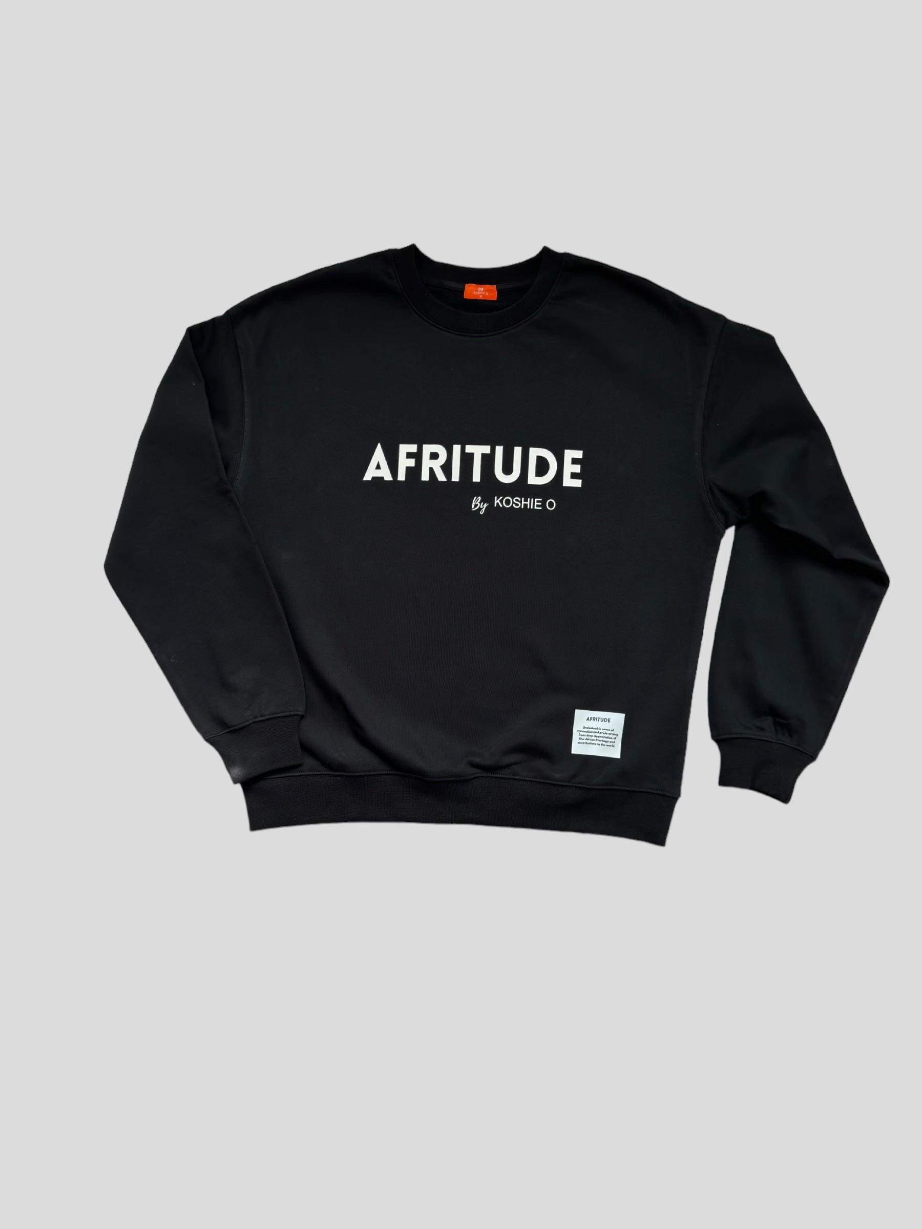 AFRICA UNITE CREW NECK BLACK