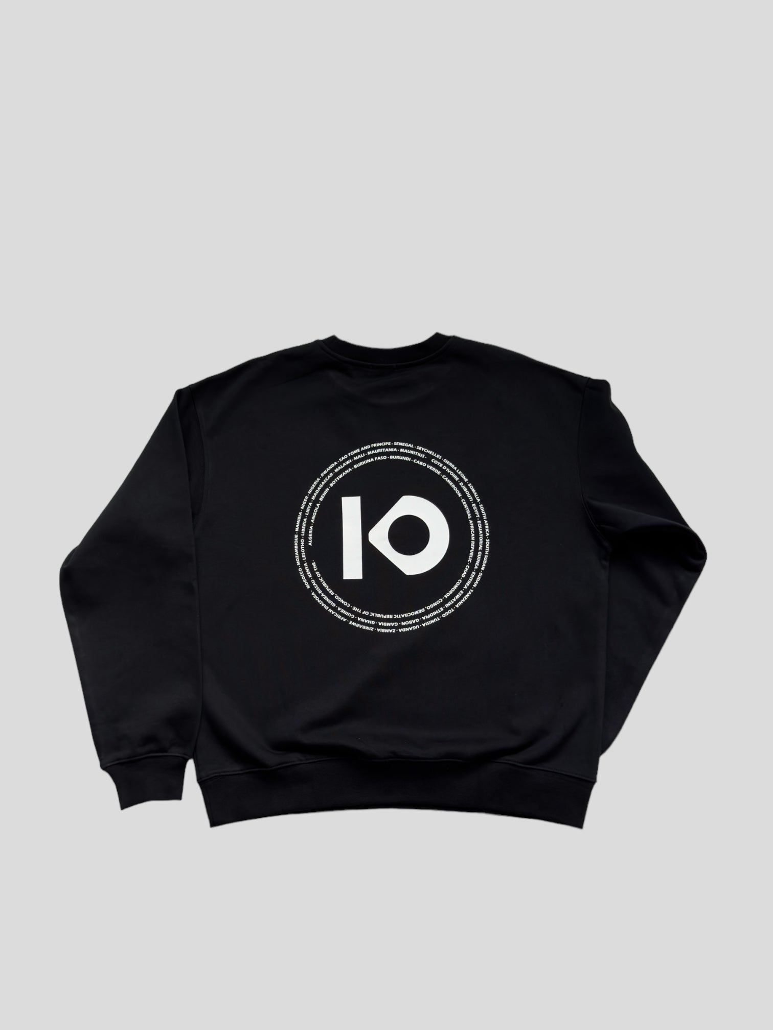 AFRICA UNITE CREW NECK BLACK