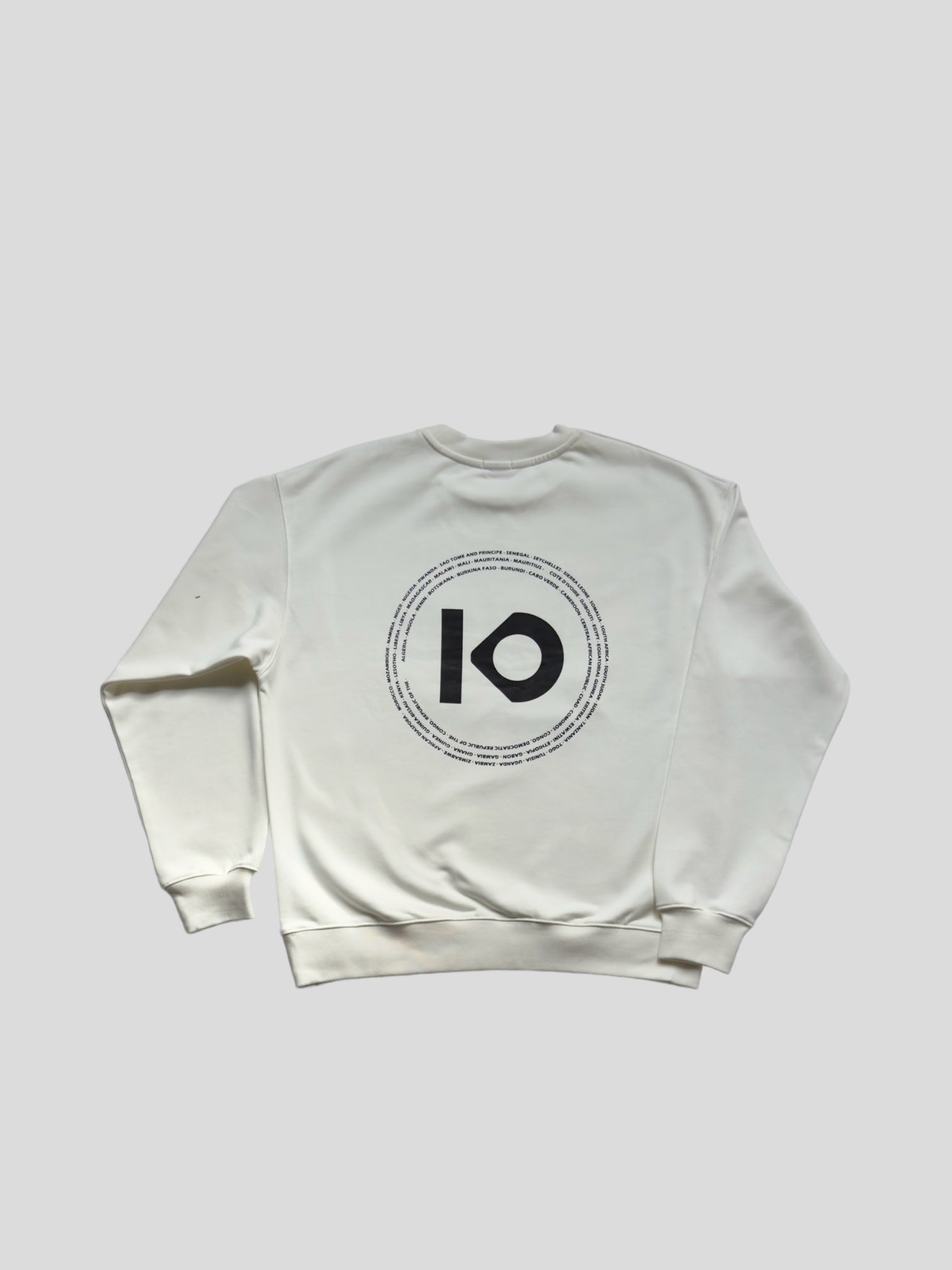 AFRICA UNITE CREW NECK WHITE