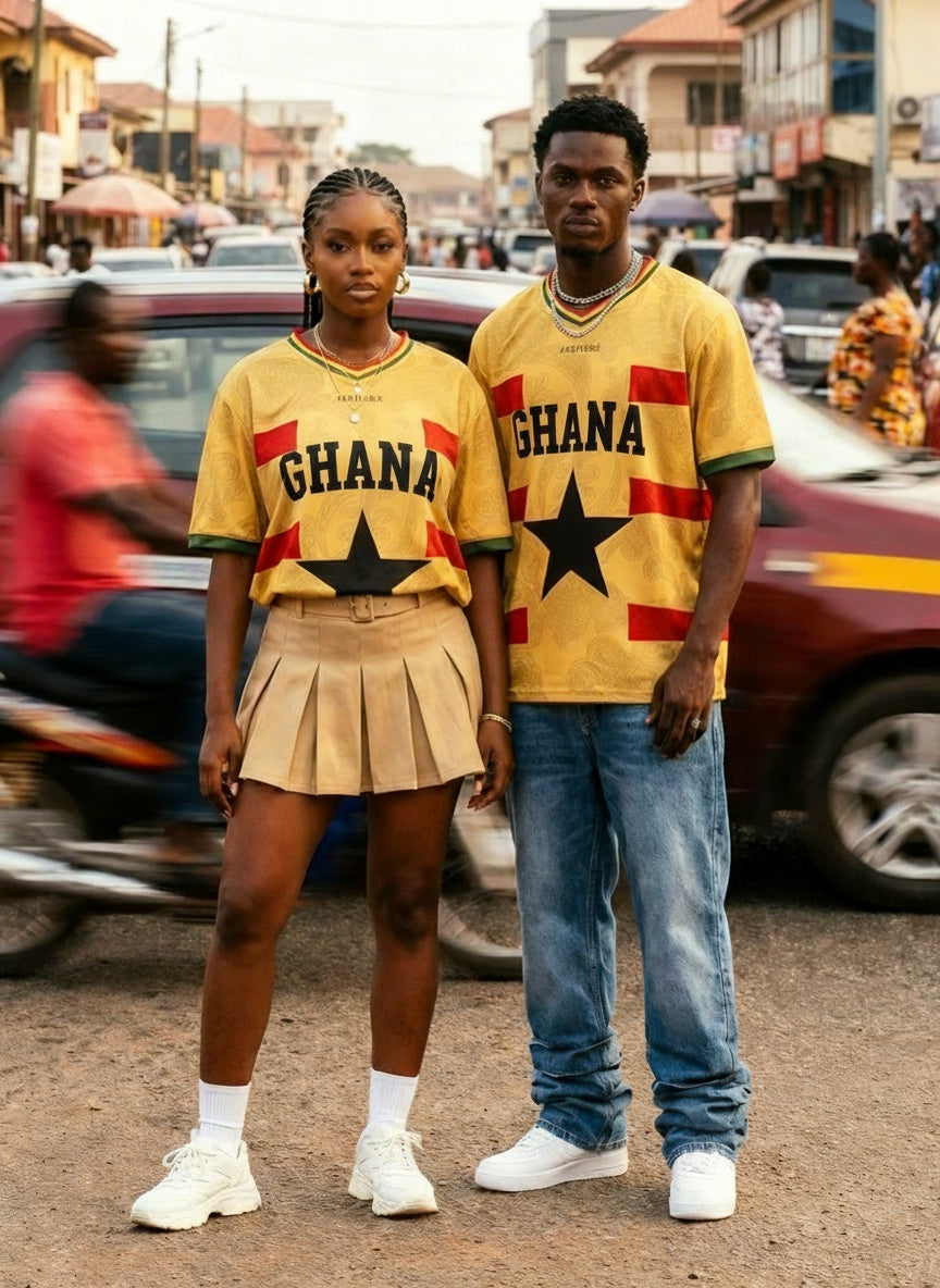 Ghana Jersey | Premium African Football Streetwear – AFRITUDE