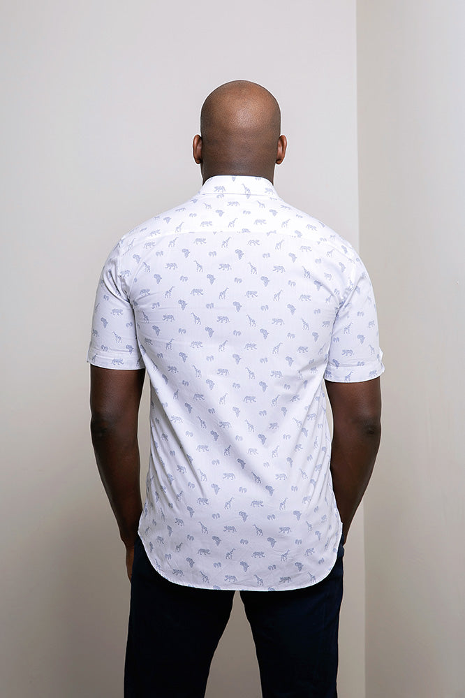 "AFRICA SPEAKS" SHORT SLEEVE SHIRT